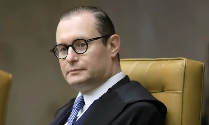 Ministro Alexandre Zanin, presidente da Primeira Turma do STF, durante o julgamento da tentativa de golpe de Estado